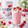 Protein Malina a bílá čoko BODY PLUS