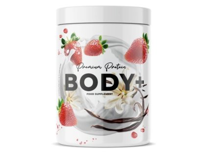 Protein Jahoda a vanilka BODY PLUS