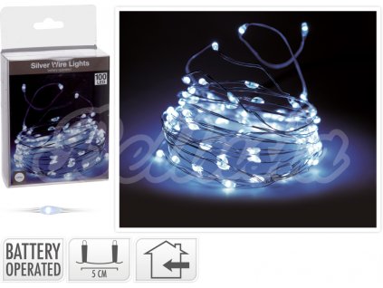 Vianočné osvetlenie Kvapky 100 LED Studená biela  Kvapky 100 LED Studená biela