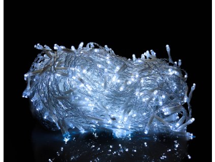 Vianočné osvetlenie Dážď 400 LED Studená biela