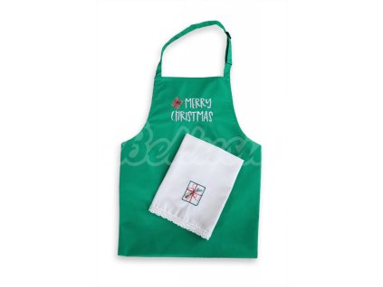 Vianočný kuchynský set Zástera Utierka  Vetvička  Zástera Utierka Set Vetvička