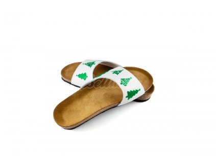 Vianočné papuče Corks Stromček