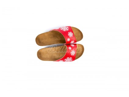 Vianočné papuče Corks Vločky