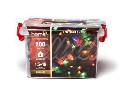 Vianočné osvetlenie reťaz 200 LED Multicolor  Reťaz 200 LED Multicolor