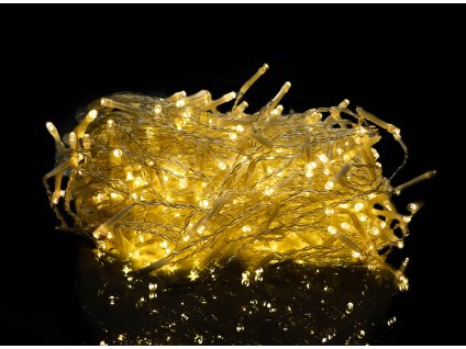 Vianočné osvetlenie Dážď 400 LED Teplá biela