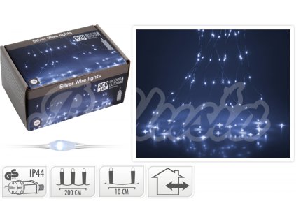 Vianočné osvetlenie Zväzok Micro 200 LED Studená biela  Zväzok Micro 200 LED Studená biela
