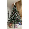 Umelý vianočný stromček Borovica Alica Diamantová