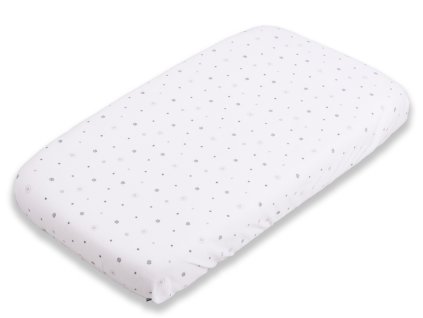 BABYMATEX Plachta nepremokavá Jersey print - hviezdy 60 x 120 x 10 cm