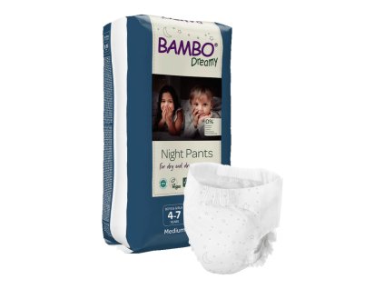 BAMBO Dreamy nohavičky jednorázové Night Pants 4-7 rokov, unisex, 15-35 kg, 10 ks
