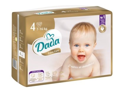 DADA Plienky jednorazové Extra Care 4 Maxi (7-16 kg) 33 ks