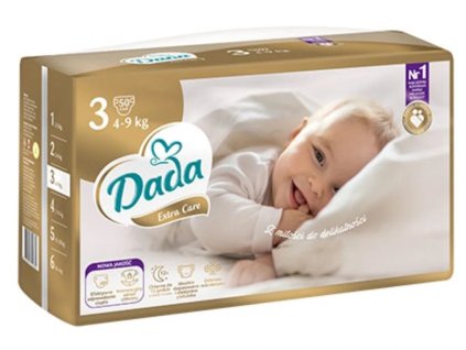 DADA Plienky jednorazové Extra Care 3 (4-9 kg) 50 ks