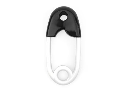 PROFIBABY Hrkálka špendlík čiernobiely plast 12 cm 2 druhy v sáčku 0m +
