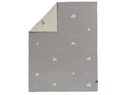 PLETENÁ DEKA GRAPHICAL ICE MOUNTAIN