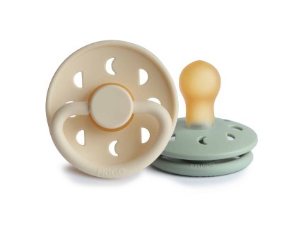 twopack CreamSage Moon rubber 0 6