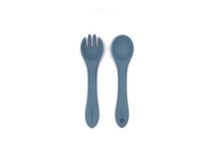 spoon fork set smokey blue