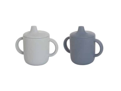 Trinklernbecher silikon indigo the cotton cloud