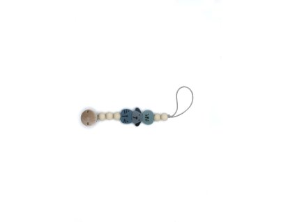 pacifier holder animals blue