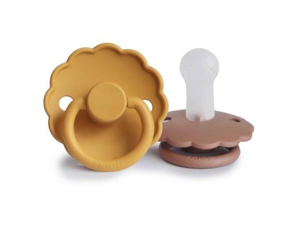 twopack HoneyGoldRoseGold Daisy Silicone 6 18