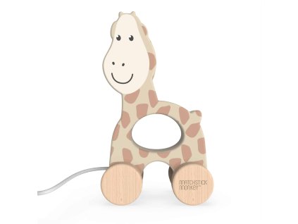 01 Playtime Pull Along Giraffe PS 011