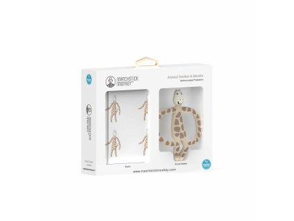 01 MM Animal Muslin Gift Set Giraffe PS 01