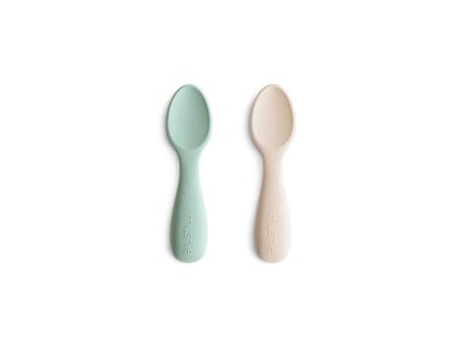 Cambridge Blue Shifting Sand Silicone Toddler Spoons 2Pack p
