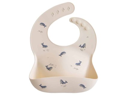 Whales Silicone Bib p