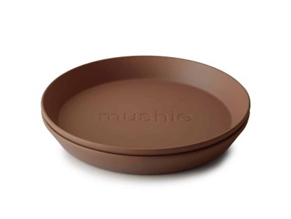 halv bird plate CARAMEL p