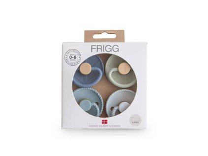 Skyline Serenity Frigg Pacifier Set 4 Pack Rubber Size 1 p