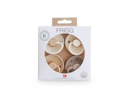 Crystal Sparkle Frigg Pacifier Set 4 Pack Rubber Size 2 p