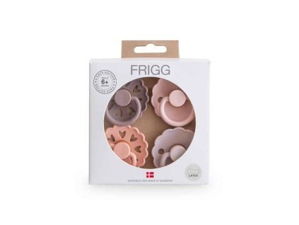Sunset Bliss Frigg Pacifier Set 4 Pack Rubber Size 2 p