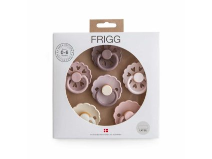 Blooming Love Frigg Pacifier Set 6 Pack Rubber Size 1 p