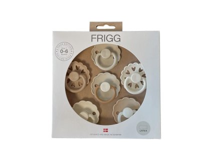 Cinnamon Charm Frigg Pacifier Set 6 Pack Rubber Size 1 new p