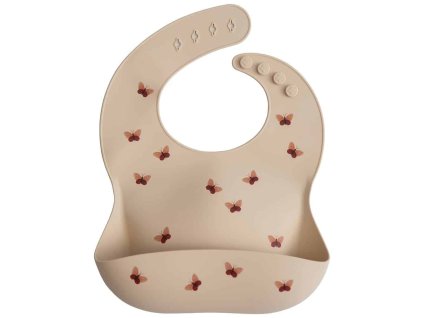 Butterfly Silicone Bib p