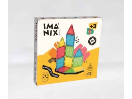 MAGNETICKÁ STAVEBNICA IMANIX CLASSIC - 12 KUSOV