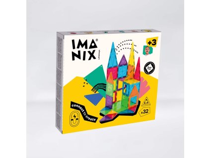 MAGNETICKÁ STAVEBNICA IMANIX CLASSIC - 32 KUSOV