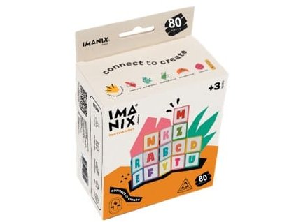 MAGNETICKÁ STAVEBNICA IMANIX STYLE CARDS - PÍSMENÁ