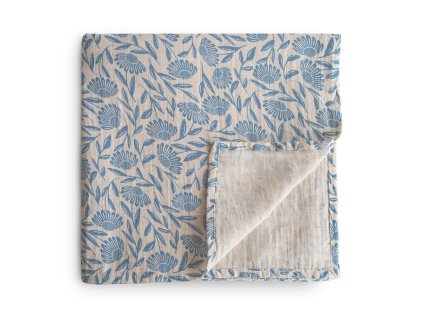 Blue Flowers Swaddles p