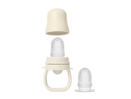 BIBS silikonovy cumlik na krmenie Ivory 4350216 5713795261925