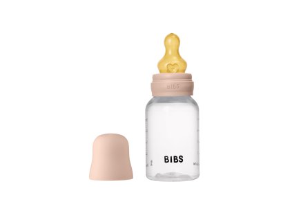 BIBS antikolikova dojcenska flasa s kaucukovym cumlikom 150ml Blush 5016244 5713795265336
