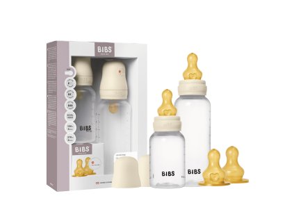 BIBS set antikolikovych dojcenskych flias s kaucukovym cumlikom 5018216 5713795265138
