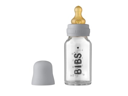 BIBS Baby Bottle sklenena flasa 110ml Cloud 5013223 5713795238644