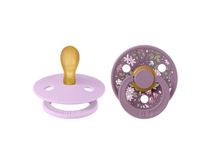 BIBS x Liberty Colour symetricke cumliky z prirodneho kaucuku 2ks velkost 1 VioletSky Mauve 212112101 5713795255801