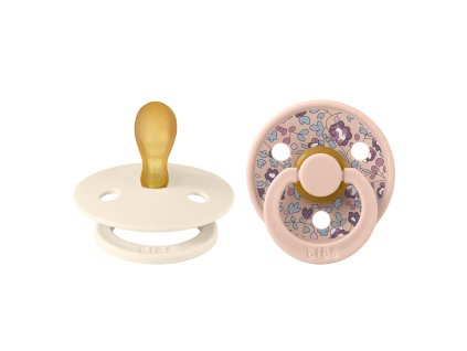 BIBS x Liberty Colour symetricke cumliky z prirodneho kaucuku 2ks velkost 1 Ivory Blush 212111102 5713795255788
