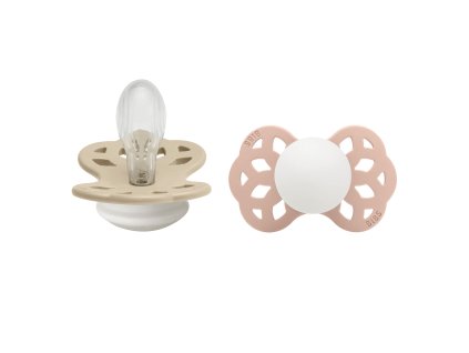 BIBS Infinity symetricke cumliky zo silikonu 2ks velkost 2 VanillaNocny BlushNocny 275115 5713795253050