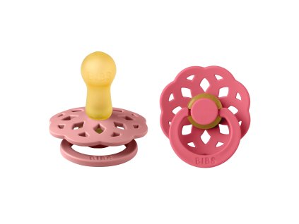 BIBS Boheme cumliky z prirodneho kaucuku 2ks velkost 2 DustyPink Coral 240143 5713795256167