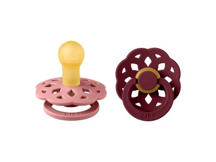 BIBS Boheme cumliky z prirodneho kaucuku 2ks velkost 1 DustyPink Elderberry 230136 5713795252909