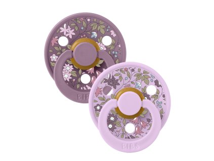 BIBSxLIBERTY Colour cumliky z prirodneho kaucuku 2ks VioletSky Mauve