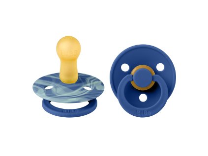 BIBS Colour cumliky z prirodneho kaucuku 2ks OceanTieDye Cornflower 125297 5713795248841