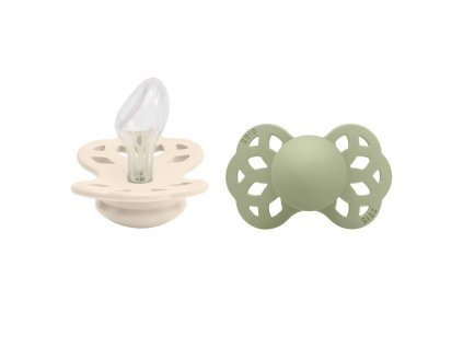 BIBS Infinity anatomicke cumliky zo silikonu 2 ks velkost 2 1175102 5713795244256 Ivory Sage