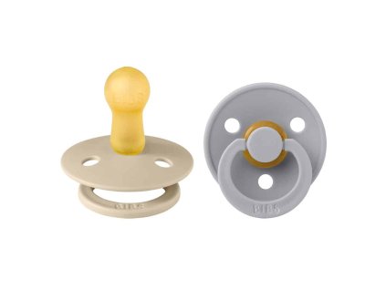 BIBS Colour cumliky z prirodneho kaucuku 2ks Vanilla Cloud 120414 5713795241149